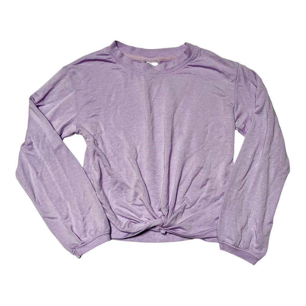 All in Motion Cropped Knotted Front Shirt Size 8